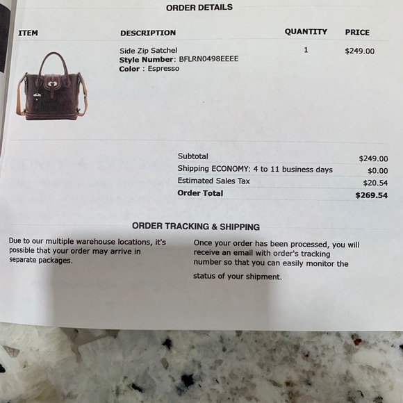 Dooney & Bourke Side Zip Satchel - Picture 9 of 10